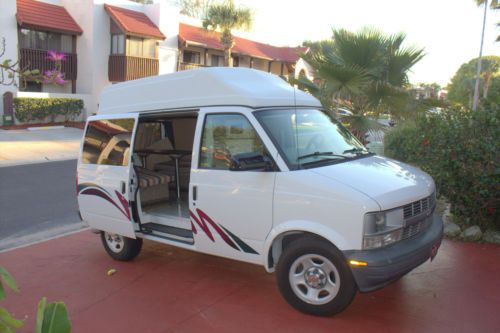 2003 high top astro camper van  actual 15,756 miles documented