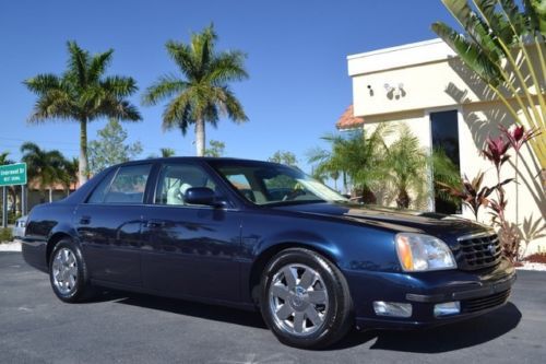 03 deville florida one owner 49k navigation sunroof chrome wheels luxury cd