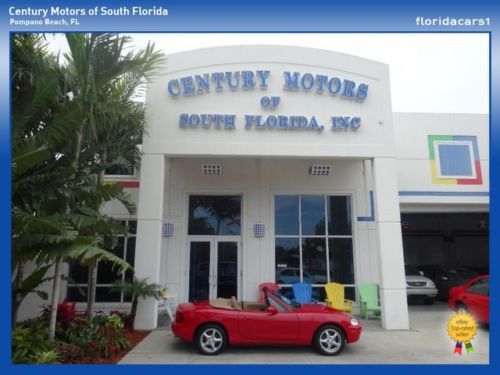 1999 mazda miata 1.8l 4 cylinder 5 speed manual low mileage leather great on gas