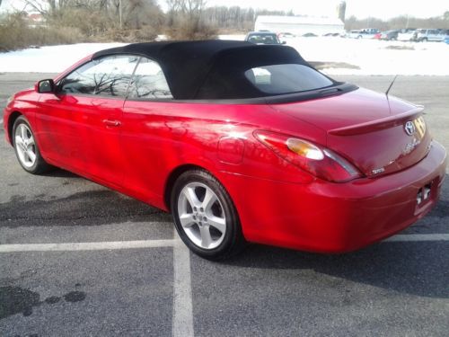 Solara convertible red 2006