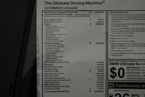 great lease buy 14 bmw x1 28i msport premium harman kardon heat seat no reserve, image 6