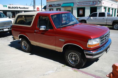 1994 ford bronco eddie bauer edition 50k miles ultra clean non smoker