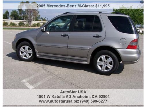 2005 mercedes-benz ml350 base sport utility 4-door 3.7l
