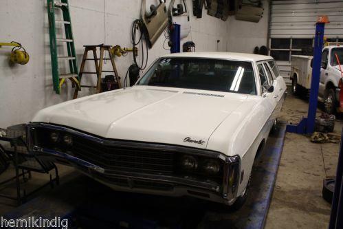 Rare 1969 chevy townsman bel air wagon 327 cid engine 235 hp no reserve vintage