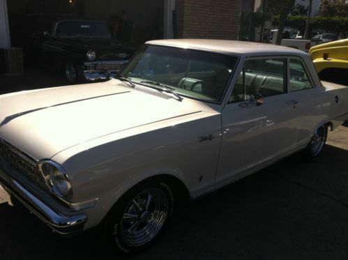 1964 nova chevy ii post hardtop straight 6 in excellent shape/runs great!