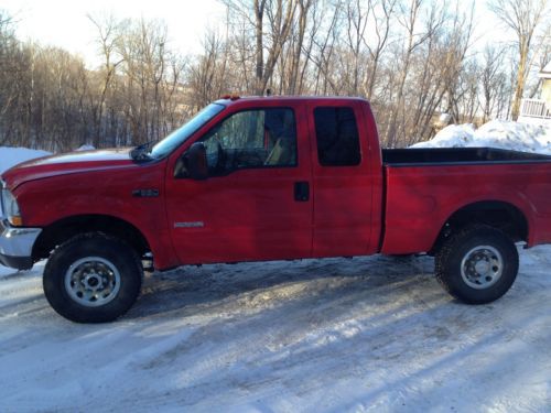 2004 ford superduty f350 red, extended cab