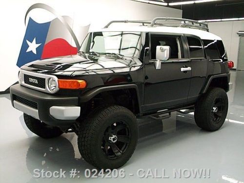 2008 toyota fj cruiser 4x4 lifted 6-spd 20&#034; wheels 40k texas direct auto