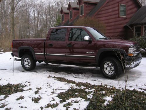 2002 chevrolet silverado 2500 hd lt crew cab pickup 4-door 6.0l