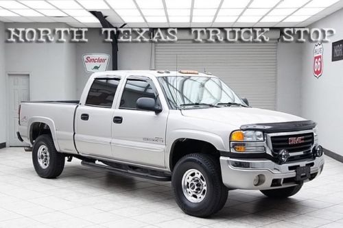 2004 sierra 2500hd diesel 4x4 slt heated leather dvd 1 texas owner