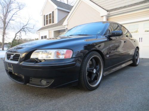 Awd s60 r 6 speed manual heated leather sunroof aero package sunroof like new