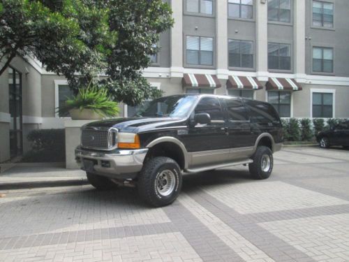 2000 ford excursion 4x4 limited 7.3l diesel lifted suv *only 101k miles* viper