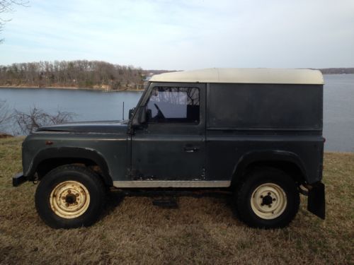 Land rover: defender 90 rhd 1986 gray