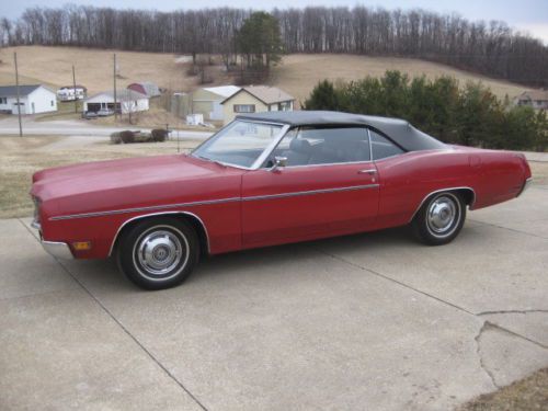 1970 ford galaxie xl convertible/original/hot street rat rod