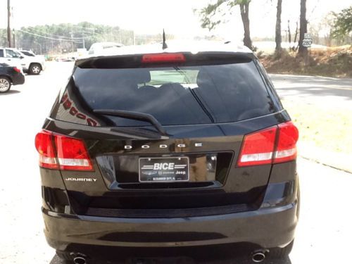 Black SUV One Owner Clean Carfax Leather third row seat alloy wheels Air Auto, image 5