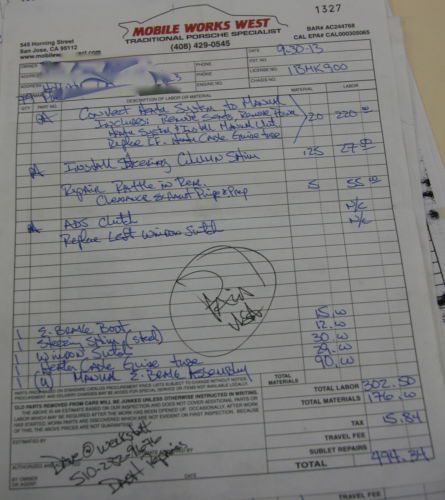 1979 PORSCHE 930 TURBO US CAR ONLY 48,648 ORIGINAL MILES ORIGINAL WINDOW STICKER, US $98,888.00, image 84