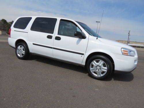 2008 chevrolet uplander cargo van w/  racks fleet 1 company non smoker no salt