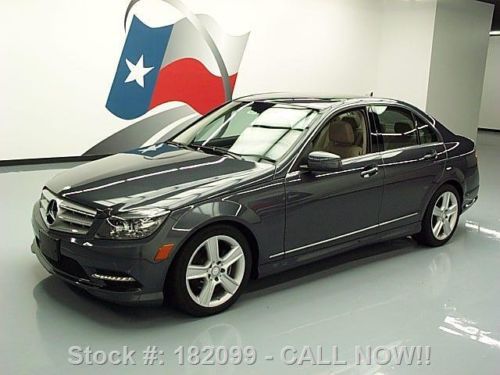 2011 mercedes-benz c300 4matic sport awd sunroof 40k mi texas direct auto