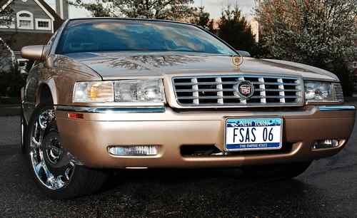 1995 cadillac eldorado gold 20" dubs fully loaded