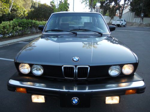 1985 bmw 535i (e28) 141,129 original miles! all original! uber nice! no reserve!