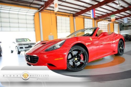 09 ferrari california f1 convertible 4k navi shields daytona seats red calipers