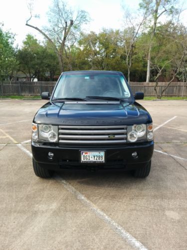 2004 land rover range rover hse