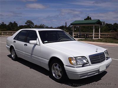 1999 mercedes s420 clean carfax heated seats leather sunroof florida w140 sclass