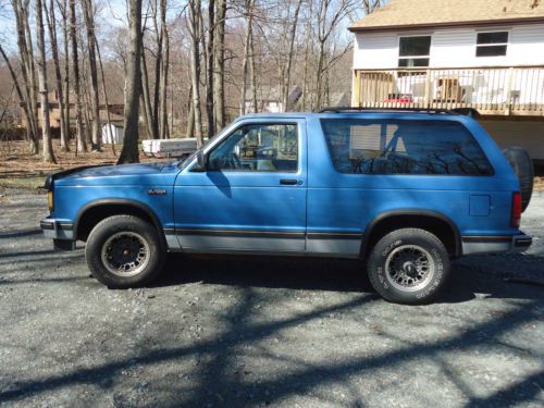 1990 chevy s10 blazer 2wd 99% rust free