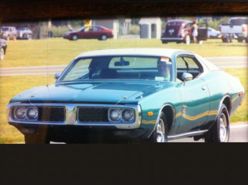 1974 dodge charger metallic green unrestored rock solid 493 stroker