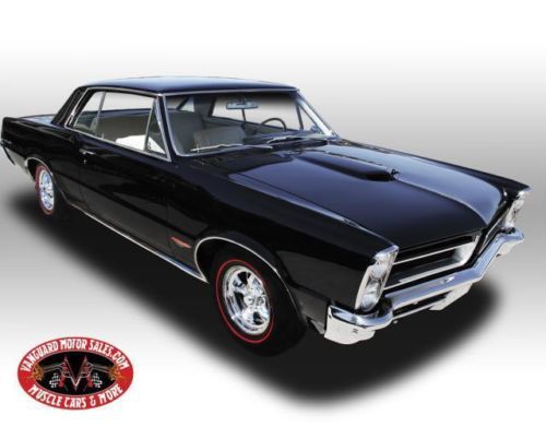 1965 pontiac gto watch video phs documented tri power 4 speed black beauty