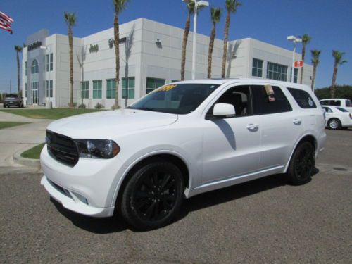 13 awd 4wd white 5.7l v8 hemi leather sunroof navigation dvd miles:14k certified