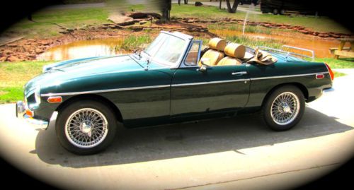 Restored 1974 mg - only the first few 1974&#039;s produced with chrome bumpers