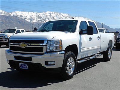 Chevy crew cab lt 4x4 leather duramax diesel allison trans longbed auto tow