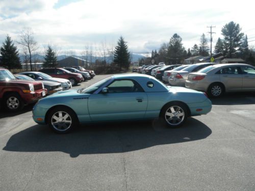 2002 ford thunderbird base convertible 2-door 3.9l low low miles perfect