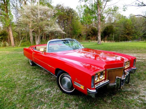 1972 cadillac eldorodo convertable