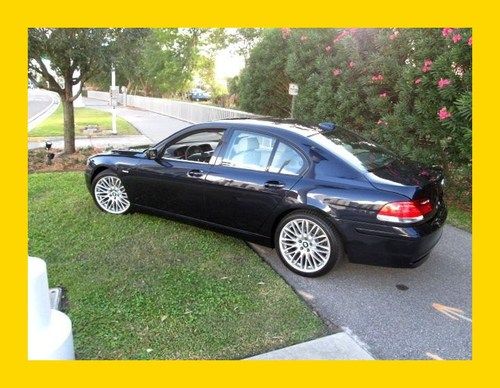 2008 bmw 750i sport -- cpo warranty 'til 3/2014