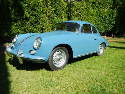 1960 porsche 356b 1owner original california car all records over 80 photos