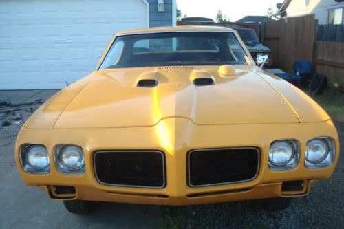 1970 pontiac gto judge rebuilt numbers matching motor, 4-speed car, frame off