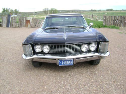 64 riviera excellent black original 28,000 miles rust free air drives like new