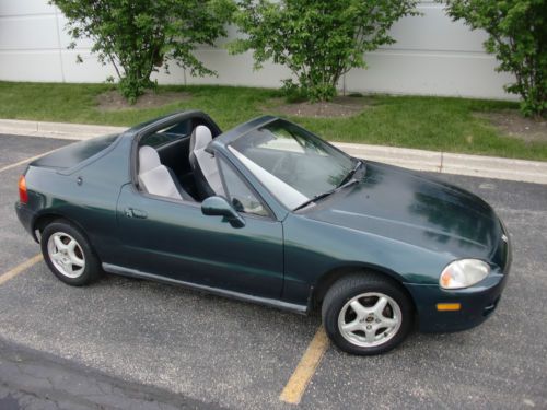 1996 honda del sol si targa top 5spd california car no rust  132k runs great !!!