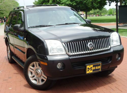 Mercury mountaineer premier sport utility 4-door 4.6l low miles super clean