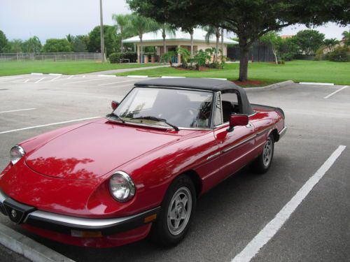 &#039;84 alfa romeo spider veloce 2000