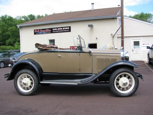 Completed restored to new all steel orginal motor 1931 model a roadster