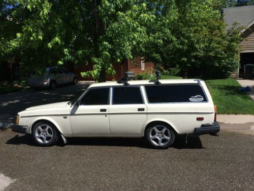 1979 volvo 245 dl wagon rwd manual with summer and winter wheels and tires
