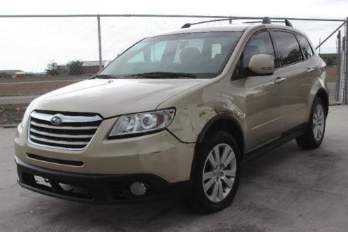 2009 subaru tribeca limited damaged repairable runs! spacious! 7 passenger! l@@k