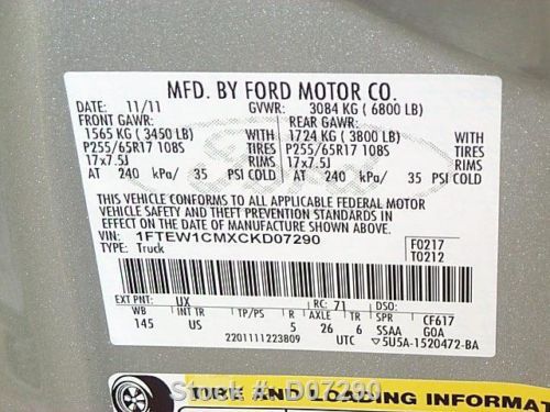 2012 FORD F-150 XLT CREW BEDLINER TRAILER HITCH 51K MI TEXAS DIRECT AUTO, US $23,780.00, image 11