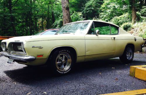 1969 plymouth barracuda fastback - rebuilt 318 with disc brakes