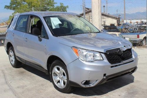 2014 subaru forester 2.5i damaged rebuilder runs! only 3k miles economical l@@k!