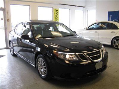 2010 saab 9-3 2.0t htd leather onstar roof perelli tires wood 21k f-wrnty$15495