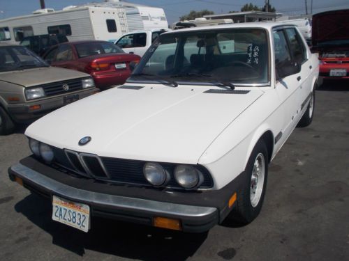 1984 bmw 528e no reserve