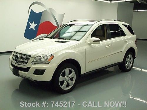 2011 mercedes-benz ml350 4matic awd sunroof nav 27k mi texas direct auto